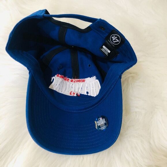 47 Rangers 23 MLB World Series Champs Clean Up Cap Texas Rangers Blue One Size - Picture 6 of 7